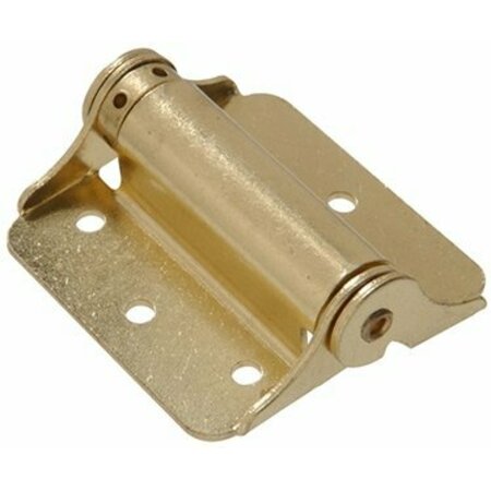 HILLMAN 3 BRASS PLATED ADH SPG DR HNGE 851598